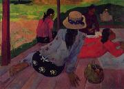 Paul Gauguin Afternoon Rest, Siesta USA oil painting reproduction